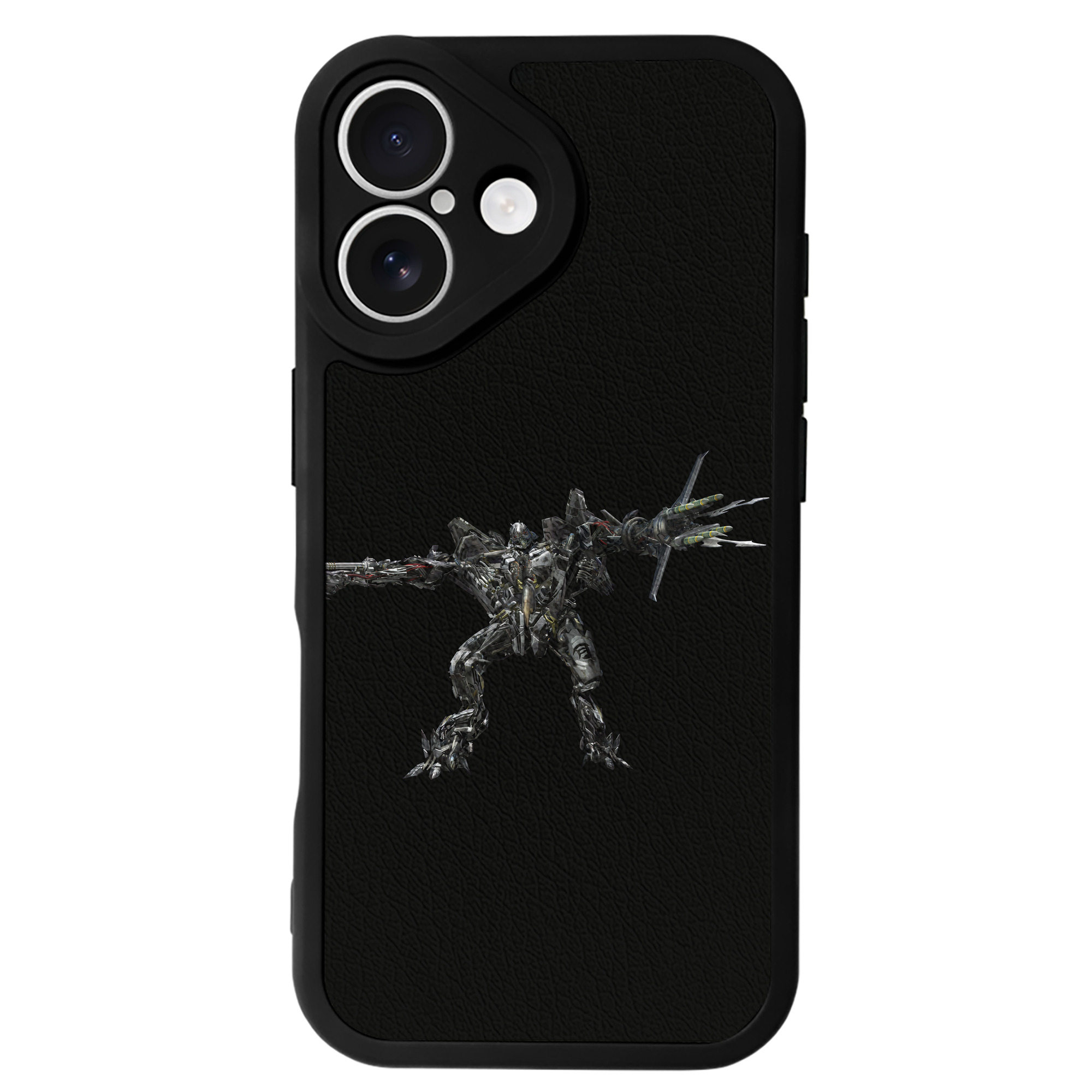 （画像用） Transformers トランスフォーマー 【iPhone 16シリーズ対応】シリコンスマホケース（レザー調） 材質：シリコン